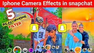 Real Iphone Vivid Effects in snapchat | Iphone Camera filter in snapchat for Android | Iphone filter