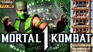 MK1 *REPTILE* UMK3 SKIN KLASSIC TOWER GAMEPLAY!! (KHAMELEON AS KAMEO) 1080p 60 FPS (MORTAL KOMBAT 1)