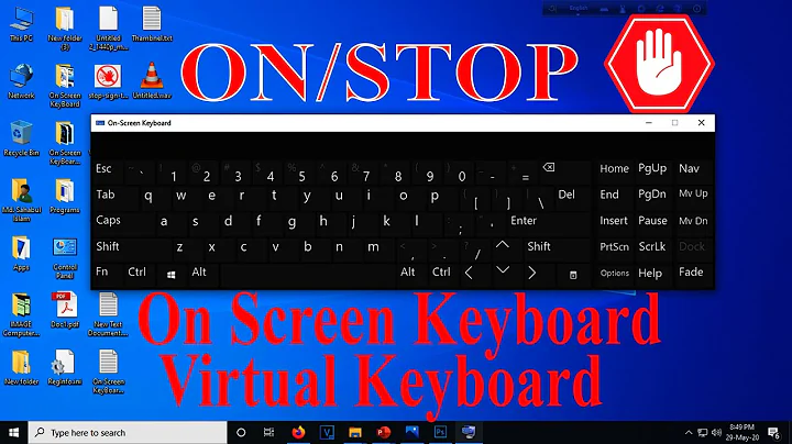 How to Remove On screen Keyboard On Start up Windows |  pop up keyboard windows 10