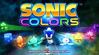 Sonic Colors *FULL GAME PLAYTHROUGH!!* [My First Sonic Game, Full Movie Compilation]