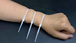 How to remove the zip tie easily with just 1 touch, you can still use it after removing it by DIY Sweet  3,799 views 12 days ago 11 minutes, 25 seconds