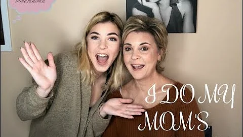 I DO MY MOM'S MAKEUP! | Morgan Harrar
