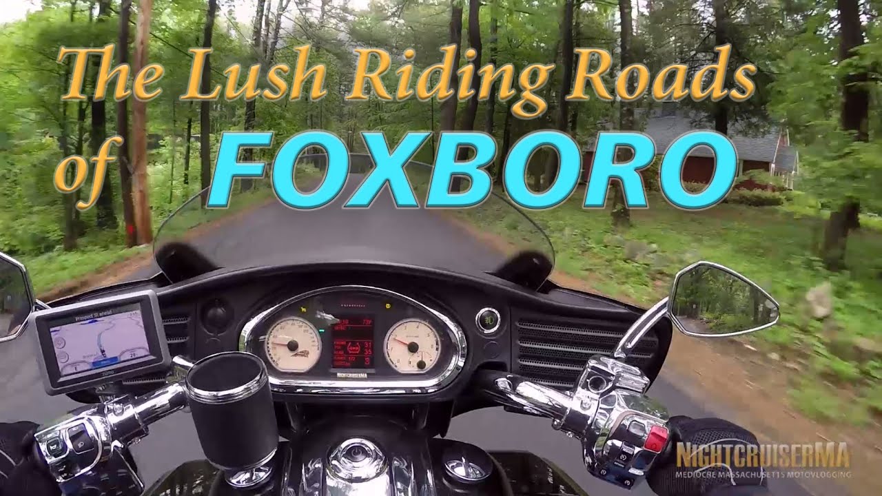 The Lush Motorcycle Roads of Foxboro, Massachusetts - YouTube