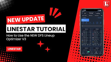 NEW Lineup Optimizer on LineStar App | Using the v3 Optimizer on LineStar to win in Daily Fantasy