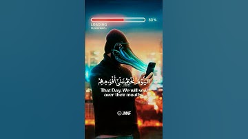 اليوم نختم على افواههم وتكلمنا ايديهم | تلاوة مبكيه تقشعر لها الأبدان | حالات واتس اب دينية قصيرة