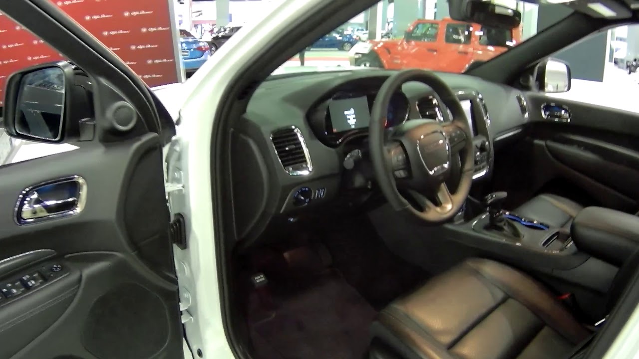 2019 Dodge Durango R T Blacktop Performance Suv Walk Around Interior At Miami Beach Auto Show