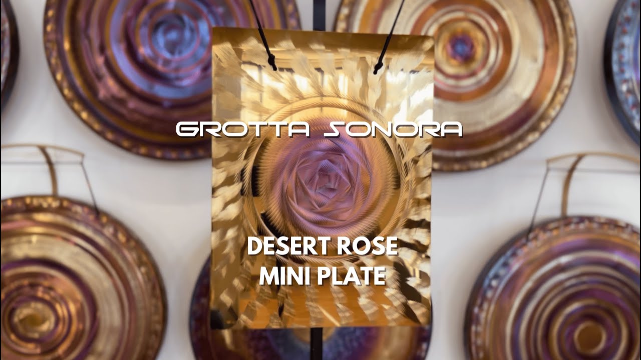 Grotta Sonora - Mini Plate Regular Design - Desert Rose C -40cents 64 Hz