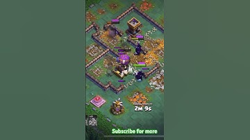 Easy builder hall 10 attack #clashofclans #shorts