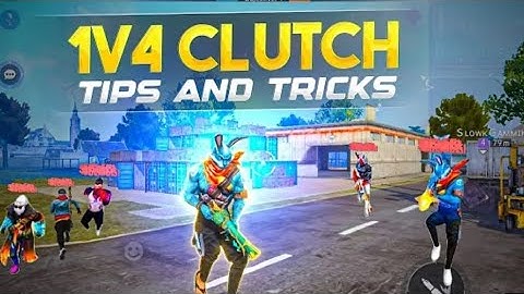 (part-1)1v4 clutch tips and tricks 🔥free fire max #viral #video #youtube