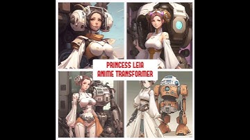 AI Art: Princess Leia as a Transformer