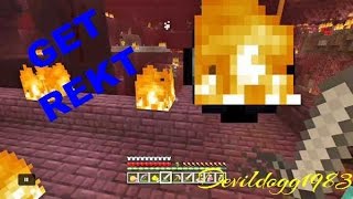 Devil getting thrown Minecraft PS4