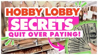 ❌  STOP wasting money at Hobby Lobby! GENIUS hacks to save on DIYs + HighEnd Designer Dupes!