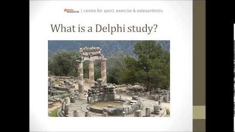 OA Diagnostic Tools Delphi Study Intro