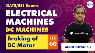 Braking of DC Motor | Electrical Machines (DC Machines) | Lec 60 | GATE & ESE (EE, ECE) |Ankit Goyal