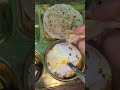 Enjoying lunch of chappati,daal makhani,aachar