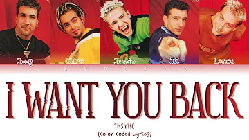 *NSYNC - I Want You Back (Color Coded Lyrics)