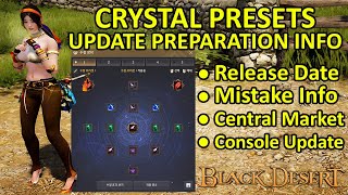 Crystal Presets Update Preparation Info, RELEASE DATE & Mistake Info (Black Desert Online) BDO screenshot 5