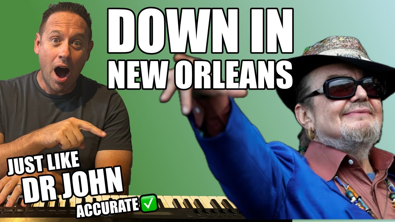 Dr. John New Orleans Blues Piano Lesson Tutorial