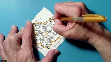 2025 Advent Tangles Day 1: Abukas