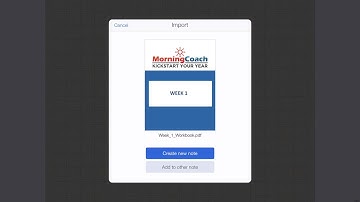 How to Load MorningCoach Courses PDF