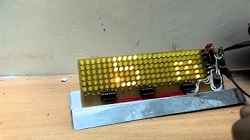 Led matrix display.