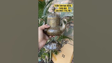 Trầm Tam hạc đứng Long quy #đồcổ #đồđồngxưa #doclabinhduong #trending #shortsvideo #60ty