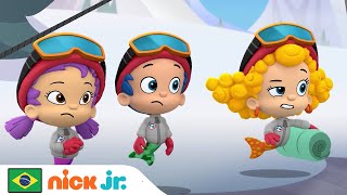 Bubble Guppies | Esquadrão da Neve e o Roubo dos Sacos | Nick Jr. em Português