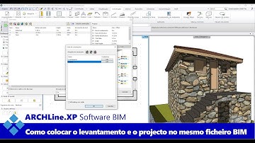Software BIM ARCHLine.XP: Como Utilizar o Levantamento e o Projecto no Mesmo Ficheiro do ARCHLine.XP
