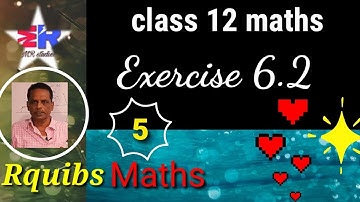 Application of derivatives class 12 maths exercise 6.2 increasing decreasing Raquibs Maths.