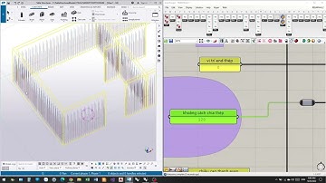 #7 Rebar for wall Tekla , rebar even &odd   use Grasshopper.