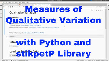 Python - Measures of Qualitative Variation with stikpetP