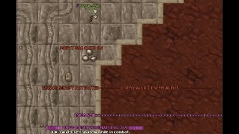 [ Tibia 8.6 ] Xarios Sin - Full Auto Escape Script with 3x Scouts - [Elfbot NG][NoxiousOT][350 MS]