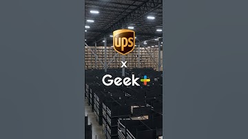Geekplus & UPS: Most Flexible Case Study Yet #geekplus #automobile #robot