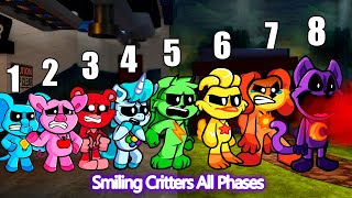 Smiling Critters All Phases, Poppy Playtime Chapter 3 Friday Night Funkin' (FNF Mod/Poppy Playtime)