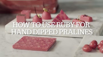 How to work with ruby RB1 -  Hand dipped pralines