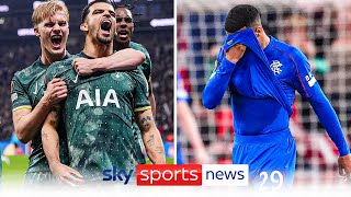 Spurs & Chelsea reach European semi-finals but Rangers knocked out