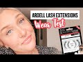 Ardell xtended wear lash system honest review  wear test  lashify dupes  lauralee