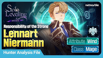 [Solo Leveling:ARISE] Hunter Analysis File : Lennart Niermann