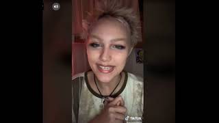 Grace VanderWaal Tik Tok Eating Lady Fingers, LOL her own  and back to school 02/16/21