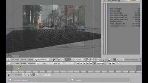 Re: Blender Tutorial: Video Sequence Editor