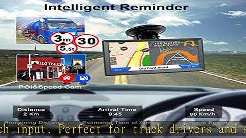 GPS Navigation for Car Truck - 9 Inch Navigation System with Lifetime Free Map Updates, Pre-Loaded