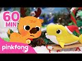 Santa Shark is Coming to Town 🎄 | Best Christmas Songs for Kids | Pinkfong Clay Animation