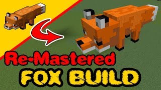 Minecraft Fox - Fox Build - Fox Statue - Tutorial PS4, XBox, PC, Pocket Edition, Switch screenshot 4