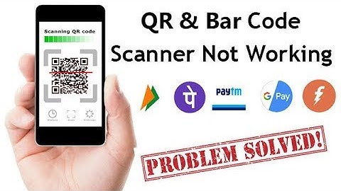 How to solve QR code Scanning Problem?