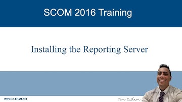 Installing the SCOM 2016 Reporting Server