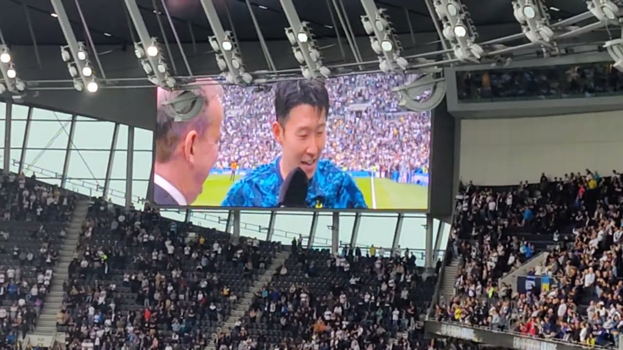 Heung-Min Son WINS Spurs Player Of The Season Award (4K)