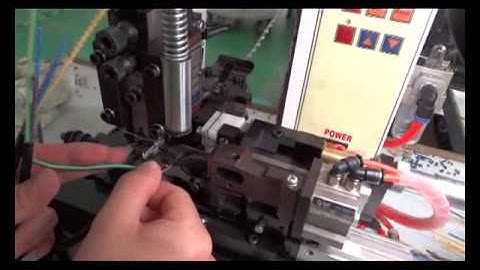 End feed wire stripping and crimping terminal machine JW-1500E