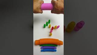 Relaxing Voicing Crunchy of POP Tube | diy #asmr #satisfying #poptubesound #diy #creative #shorts