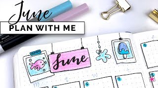 Plan With Me ||  June 2018 ||  Bullet Journal