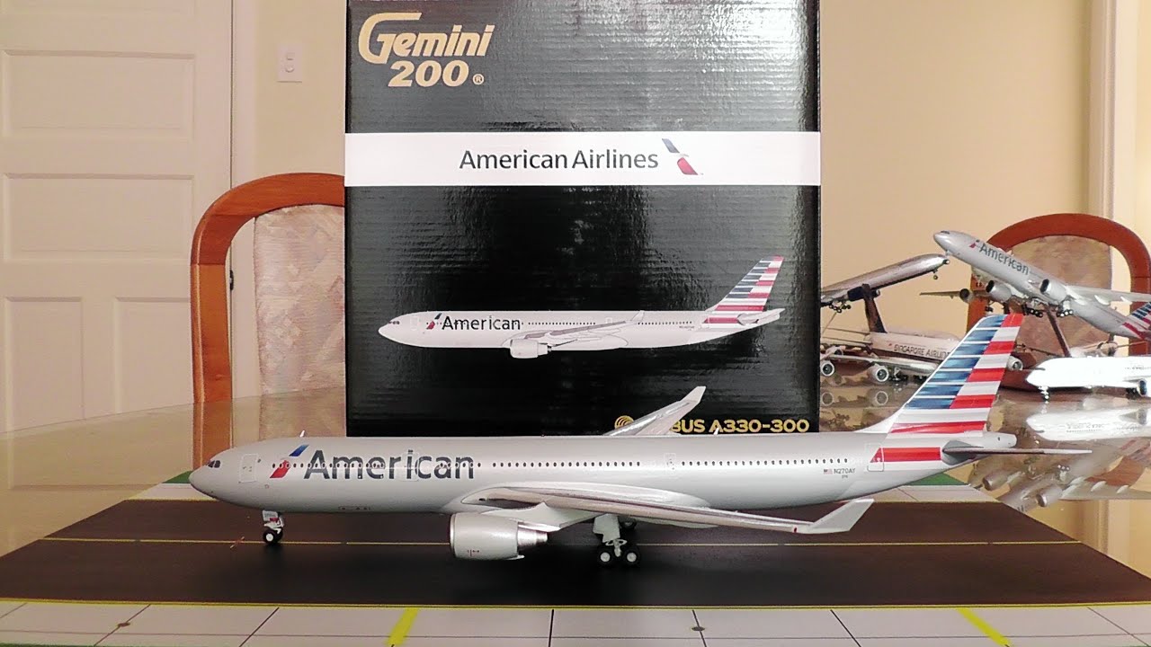 Gemini Jets 1:200 American Airlines A330-300 Unboxing and Review